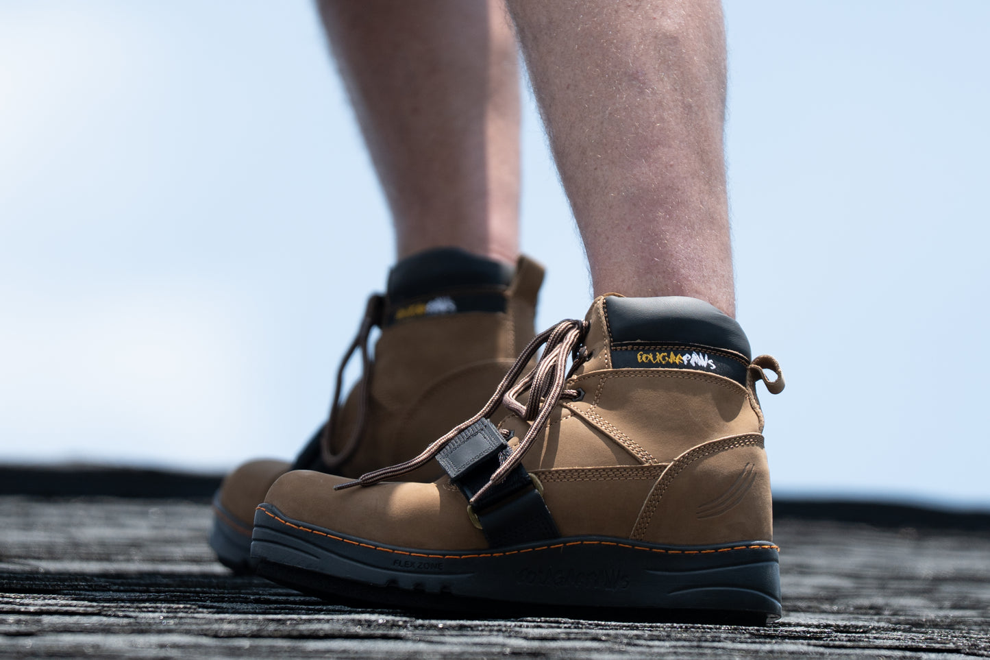 Non Slip Cougar Paws Magnetic Roofing Shoes Paw Size Cougar Paws