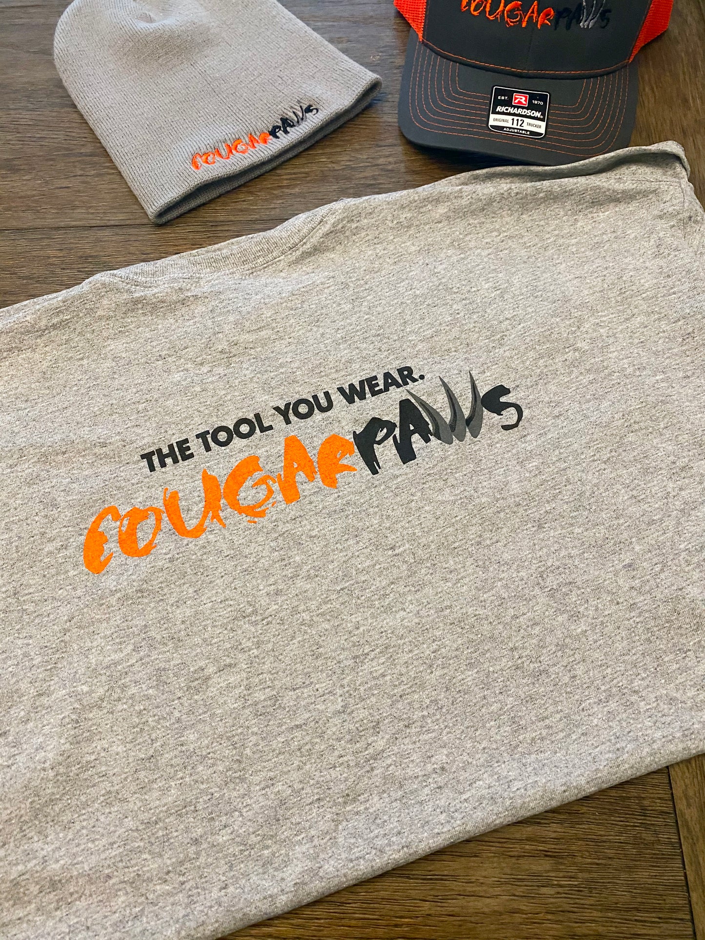 Cougar Paws T-Shirt   Featuring our company logo across the chest.